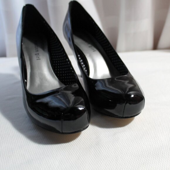Madden Girl Getta Black Patent Pumps, 8, NWOT - Picture 5 of 9